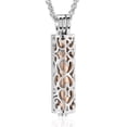 thumbnail image 1 of Cylinder Urn Necklace for Ashes for Women Men Cremation Jewelry Keepsake Memorial Human Pet Ashes Pendant, 1 of 8