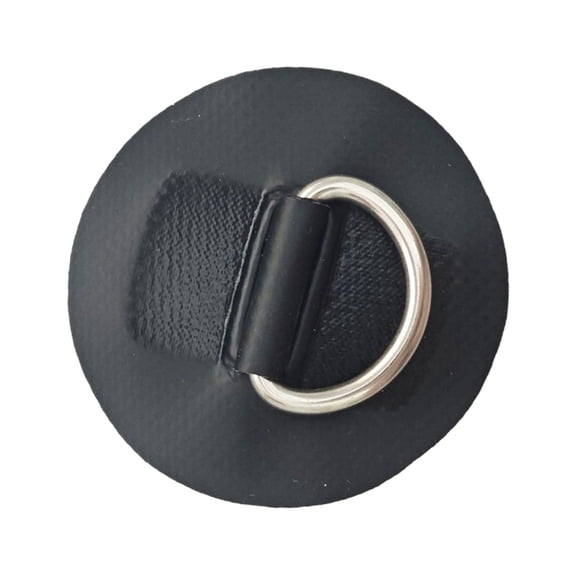 Stainless Steel D Rings Patches Deck Rigging Rope Rings Buckle Round Rings Pad Kayaks Inflatable Boats Accessories