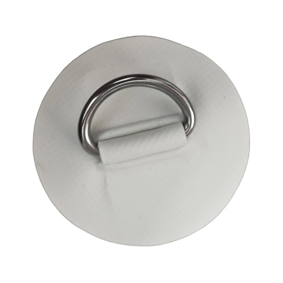 Stainless Steel D Rings Patches Deck Rigging Rope Rings Buckle Round Rings Pad Kayaks Inflatable Boats Accessories