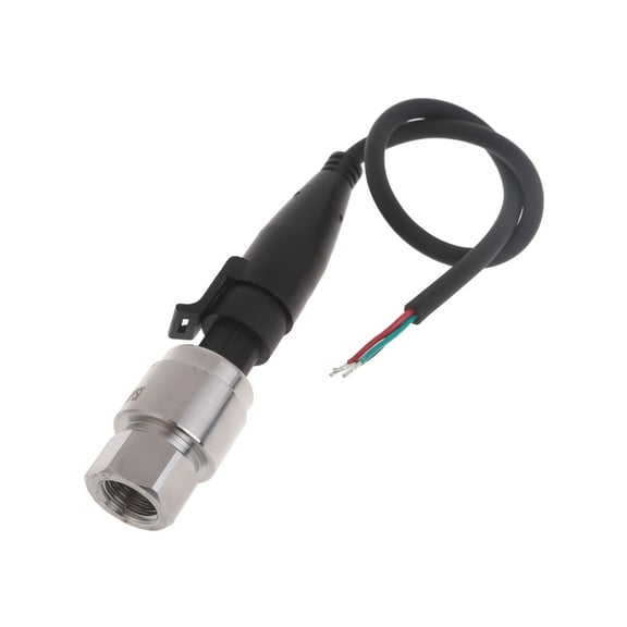 Stainless Steel DC5V 1/4NPT Oil FuelAir Pressure Transducer Transmitter Sensor
