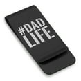 thumbnail image 1 of Stainless Steel #DadLife Classic Slim Money Clip Credit Card Holder, 1 of 2