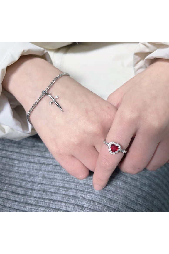 Stainless Steel Dagger Bracelet Couple Suit