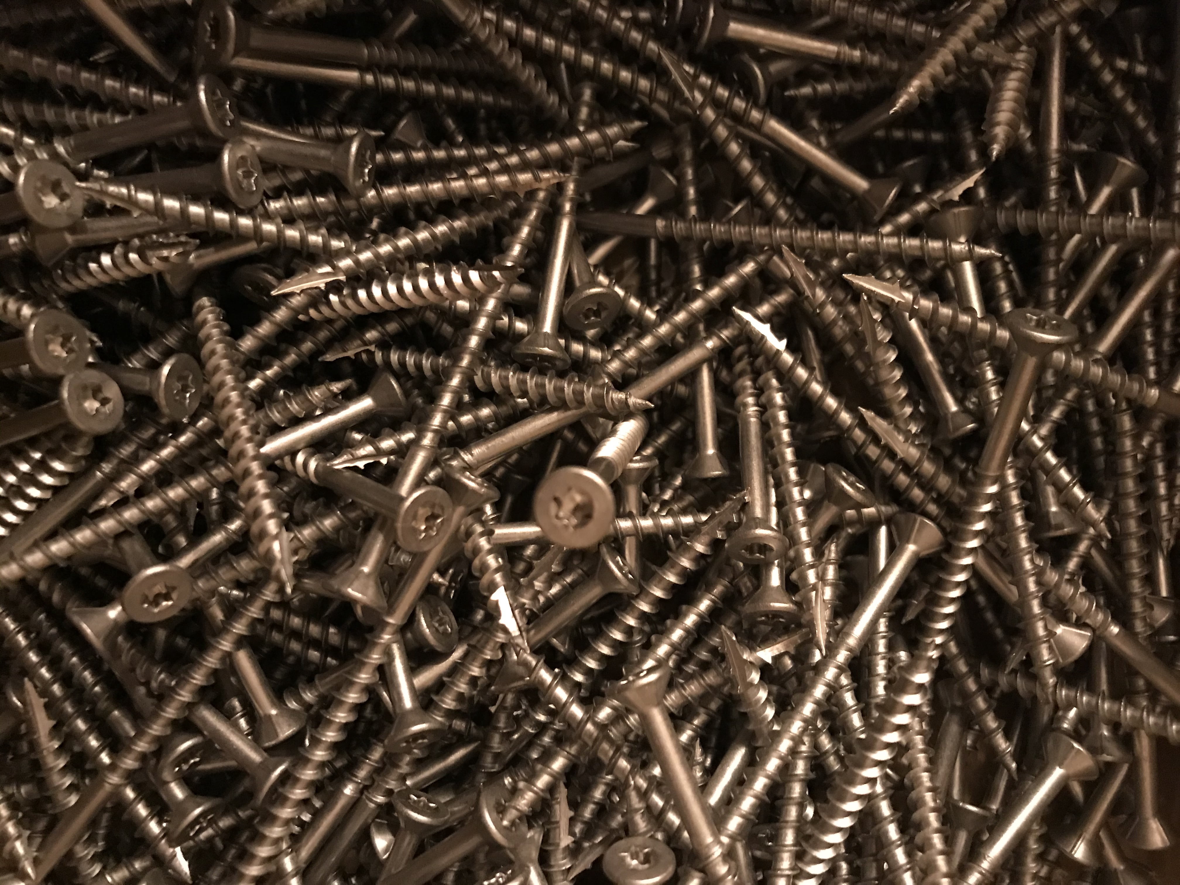 Stainless Steel Deck Screws Star Drive - #10 x 3.5" - 100 Screws