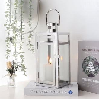 Outdoor Metal Candle Lanterns & Patio Lanterns | Walmart | Silver