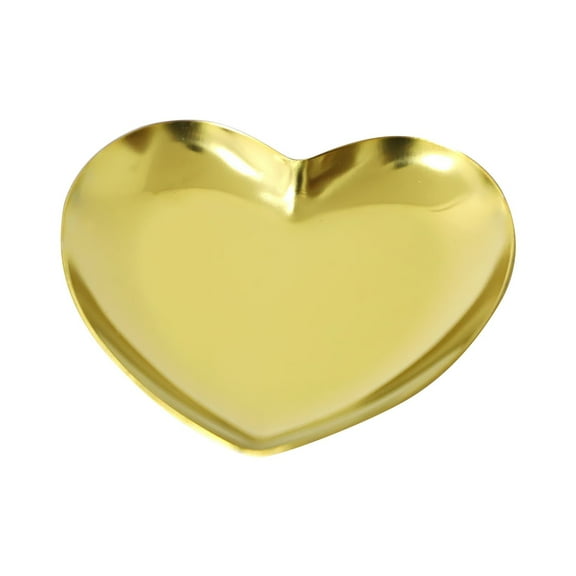 Stainless Steel Decorative Tray: Jewelry, Cosmetics Organizer, Bathroom, Serving Platter, Oval