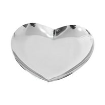 Stainless Steel Decorative Tray - Jewelry Dish & Cosmetics Organizer - Oval Serving Platter