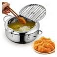Stainless Steel Deep Fryer Pot, 2024 Upgraded Stainless Steel Frying