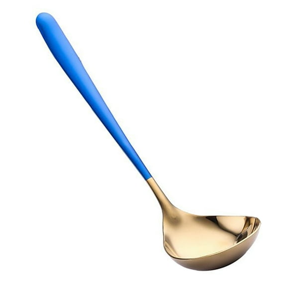 Stainless Steel Deep Noodle Spoons, silverware Big soup spoons, Large Serving Spoon, kitchen utensils