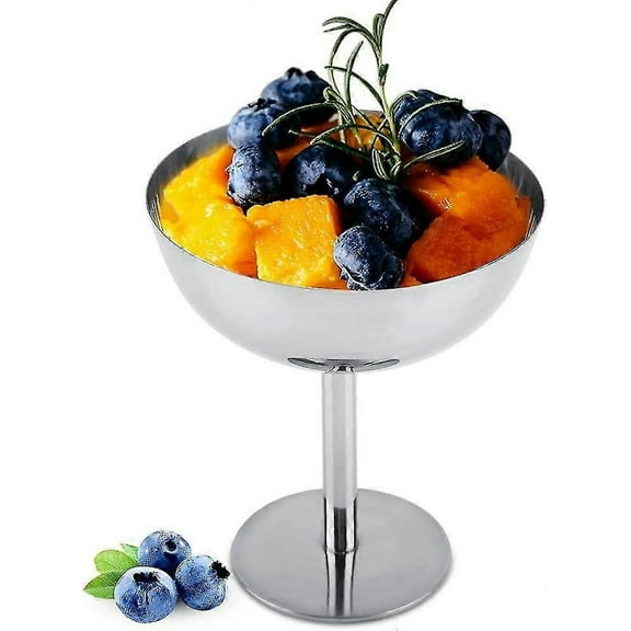 Stainless Steel Dessert Bowl, Ice Cream Cup, Ice Cream Bowl, Ice Glasses,fruit Jelly Bowl (l)
