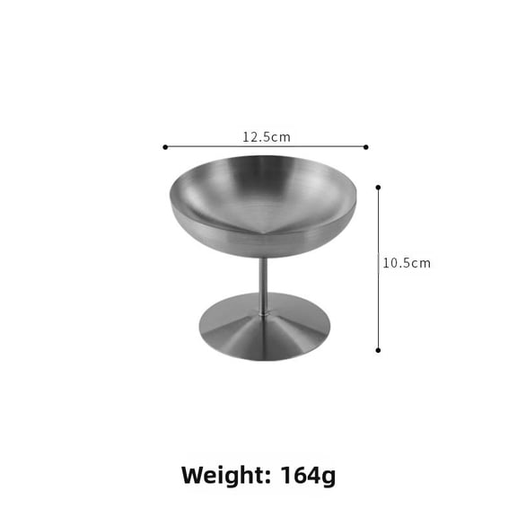 Stainless Steel Dessert Cups 150Ml 250Ml Tall Ice Cream Sundae Parfait Cocktail