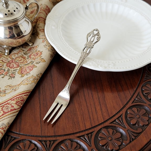 Stainless Steel Dessert Fork,Hollow Handle Fork,Vintage Tableware,Long Handle Fork,Ice Cream Fork,Pudding Fork,Coffee Spoon,Tea Fork,Kitchen Dining,Vintage Fork,Elegant Fork
