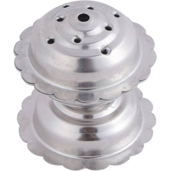 Stainless Steel Dhoop Dani with Perforated Lid | Traditional Incense Burner Holder for Dhoop, Sambrani & Havan | Pooja Accessories for Home Temple & Spiritual Rituals