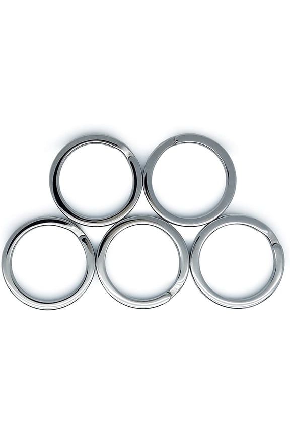 Stainless Steel Diameter 13mm - 32mm Split Key Ring Key Chain Connector