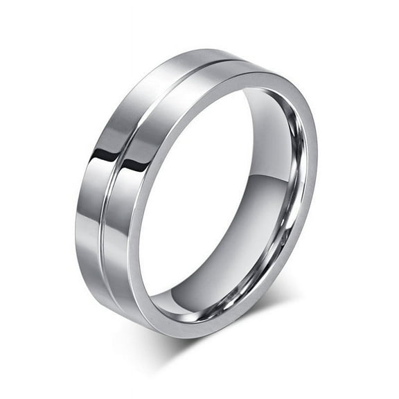 Stainless Steel Diamond Couple Ring