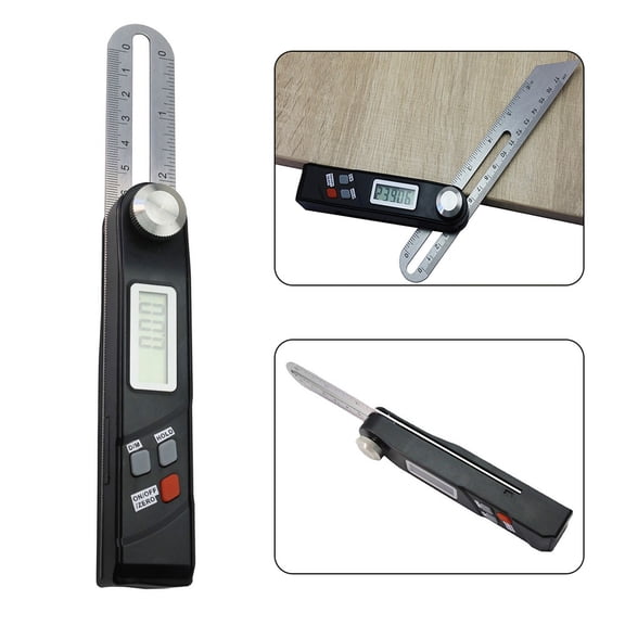 Stainless Steel Digital Protractor Gauge T Bevel 360 Degree Electronic Level