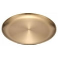 thumbnail image 1 of Stainless Steel Dining Plate Round Tray Stainless Steel Snack Fruit Tray Cosmetics Jewelry Storage Tray European Style Dinner Plates Gold/Silver, 1 of 13