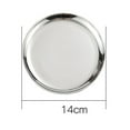 thumbnail image 1 of Stainless Steel Dinner Plates Lunch Plates Breakfast Plates 10inch, 1 of 5