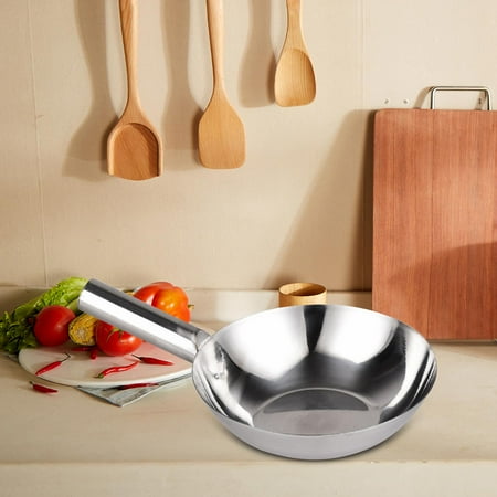 Stainless Steel Dipper Cooking Pot Multiuse Comfortable Grip Fruit and Vegetable Washing Pots Cooker Pot Water for Commercial Home Large