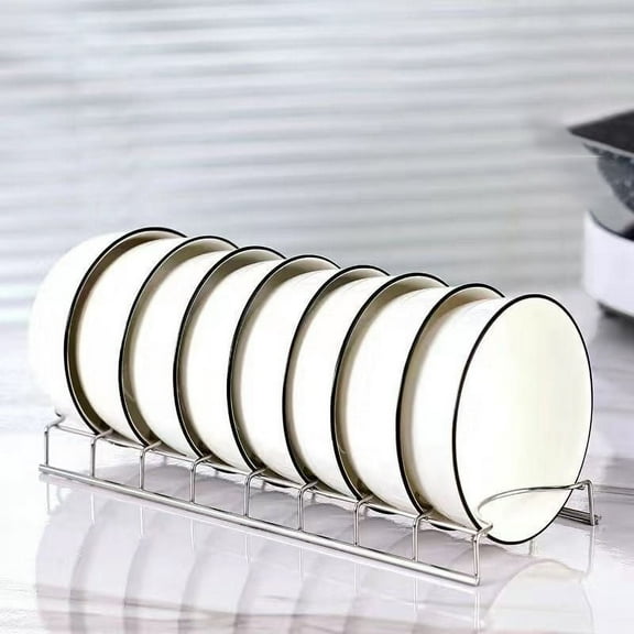 Stainless Steel Dish Draining Rack Kitchen Pot Lid Plates Storage Racks Multipurpose Shelf Bowl Drying Holder Kitchen Organizer