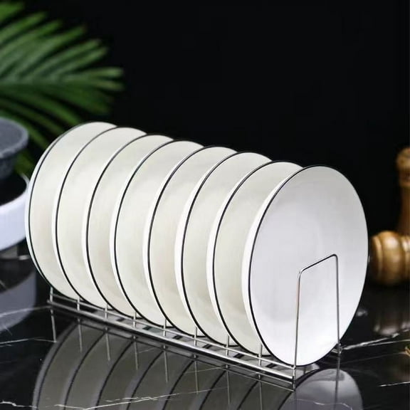 Stainless Steel Dish Draining Rack Kitchen Pot Lid Plates Storage Racks Multipurpose Shelf Bowl Drying Holder Kitchen Organizer