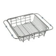 thumbnail image 1 of Stainless Steel Dish Drying Rack, Expandable Over The Sink Drainer Basket, Kitchen Organizer with Multi-Layer Storage for Dishes and Utensils, 1 of 12