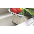 thumbnail image 1 of Stainless Steel Dishpan Basin Portable Tub Rack for Kitchen Utensils Storage - Rounded Rectangle Design, 1 of 7