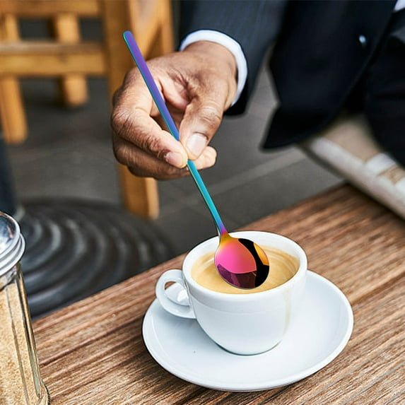 Stainless Steel Dishwasher 304 Stainless Steel Small Round Spoon Coffee Stirrer Spoon