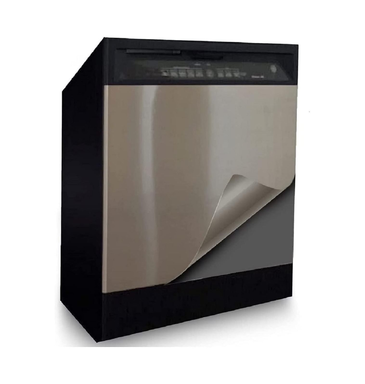 Stainless Steel Dishwasher Front Door Panel Replacement Cover Wrap Peel