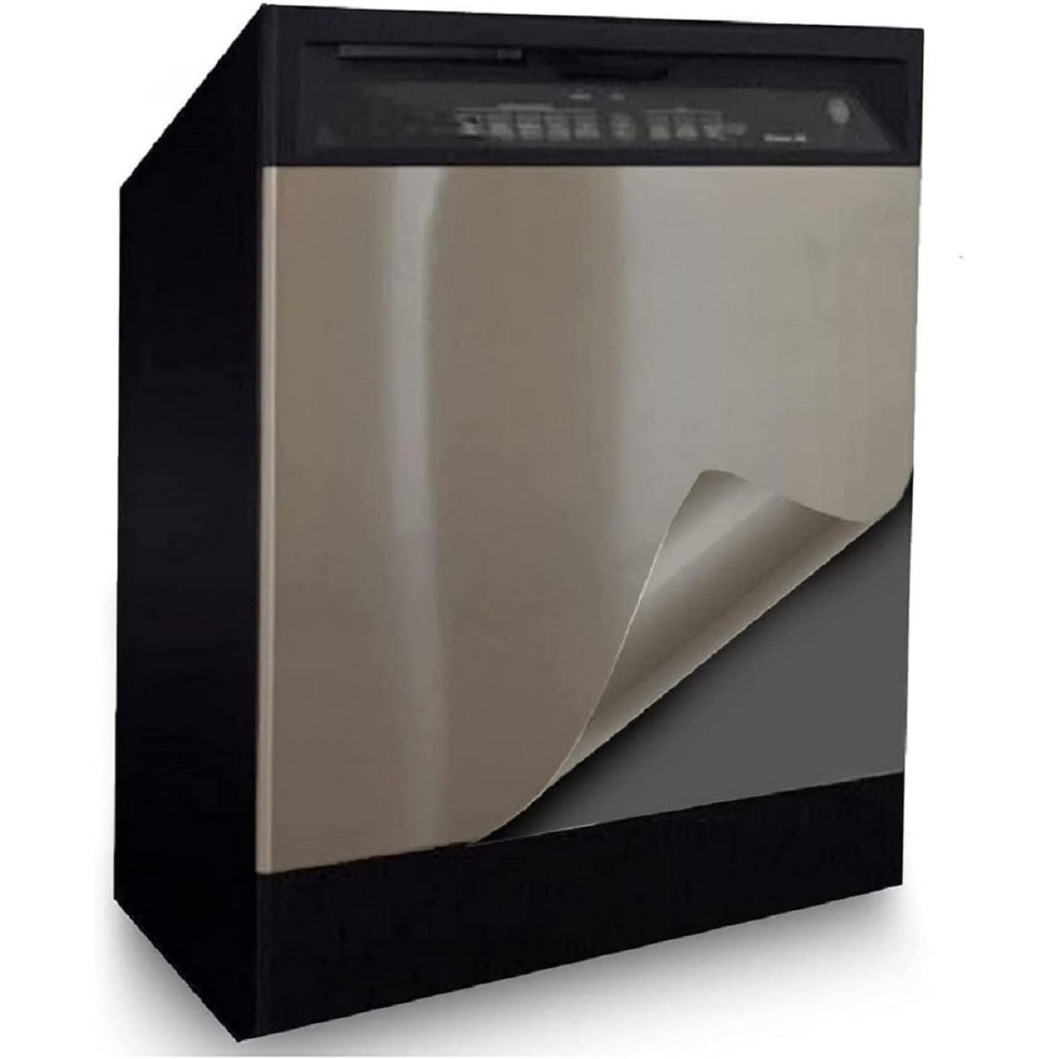 Stainless Steel Dishwasher Front Door Panel Replacement Cover Wrap Peel