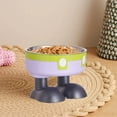 thumbnail image 1 of Stainless Steel Dog Bowl, Non-Slip Base, Anti-Knockover Design, Elevated Pet Food Bowl for Cats and Dogs, Large Capacity, Easy Clean, Double Layer Separation, 1 of 7