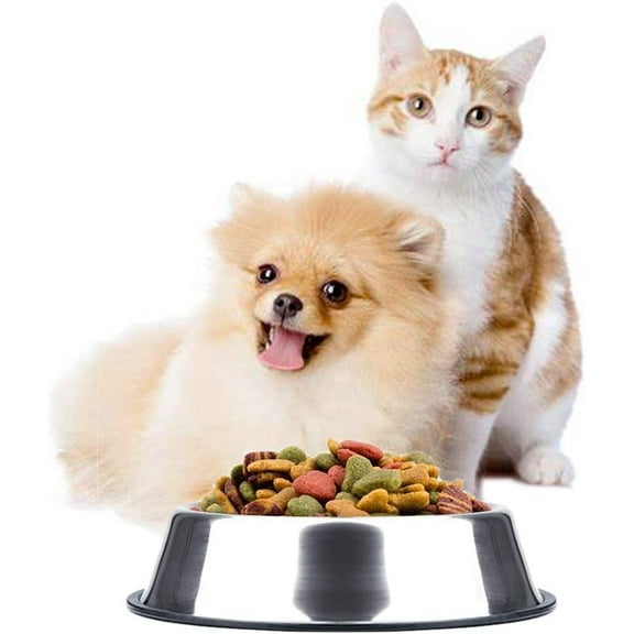 Stainless Steel Dog Bowls,Dog Dishes 8oz 12oz 18oz 28oz 48oz, Cat Bowl Water and Food with Rubber Base for Small/Medium/Large Dogs, Cats, Puppy Rabbit and Kitten