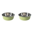 thumbnail image 1 of Stainless Steel Pet Bowls for Dogs & Cats - Durable Metal Food & Water Dishes with Non-Tip Design - Easy Clean Puppy/Cat Bowls for Indoor, Outdoor & Travel - Dishwasher Safe Shallow Feeding Bowls, 1 of 4