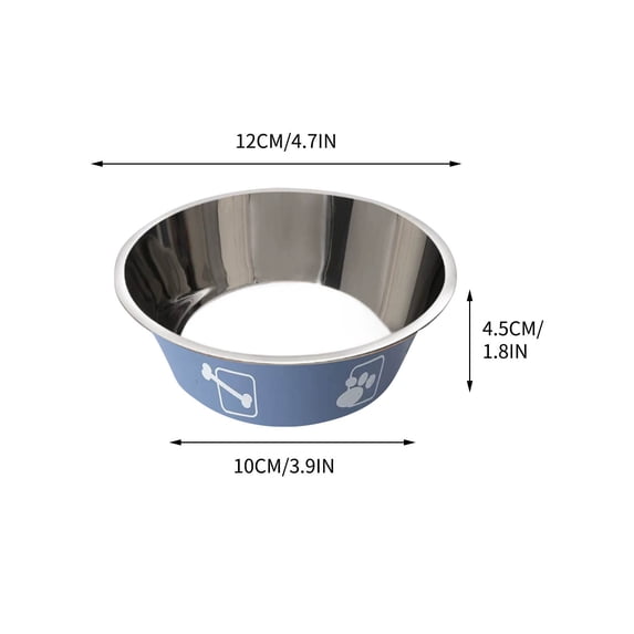 Stainless Steel Dog Bowls with Non-Spill Base for Easy Feeding and No Mess