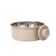 thumbnail image 1 of Stainless Steel Dog Crate Bowl Hanging Pet Feeding Bowl Fixed Kennel Water Bowl Anti Spill Removable Food Dish for Dogs, 1 of 7