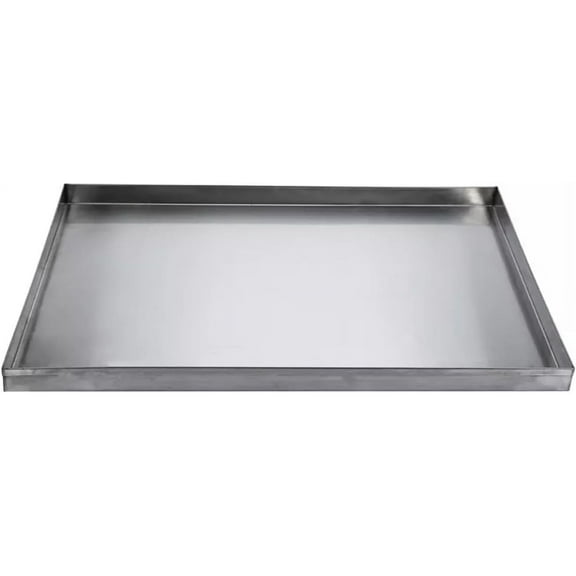 Stainless Steel Dog Crate Tray, Leakproof Chew Proof Liner Pan Metal Replacement Tray for Dog Crate Pet Kennel (41 x 26 inch)