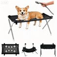 thumbnail image 1 of Stainless Steel Dog Grooming Hammock with Non-Slip Mesh Bath Support, Portable Pet Washing Station for Home Grooming & Small Breed Care, Durable Foldable Table for Bath Time & Pet, 1 of 4
