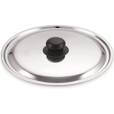Stainless Steel Dome Lid/Cover With Knob, (Approx. 22 cm), Pack of 1