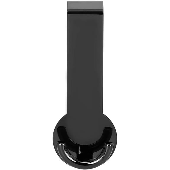 Stainless Steel Door Hook,Heavy Duty Rack Hooks, Dual Sided Utility Hook Drawer Hook,Door Coat Hanger Door Hooks for Hanging Clothes, Towels, Bags (Black)