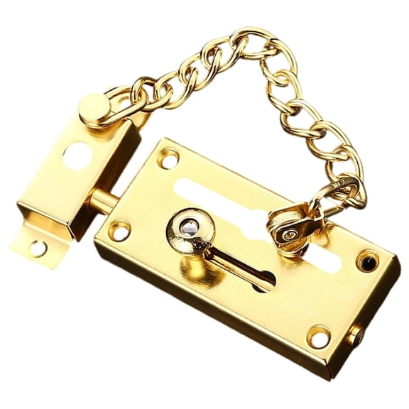 Stainless Steel Door Lock Chain Latches Weatherproofed Home Protecting