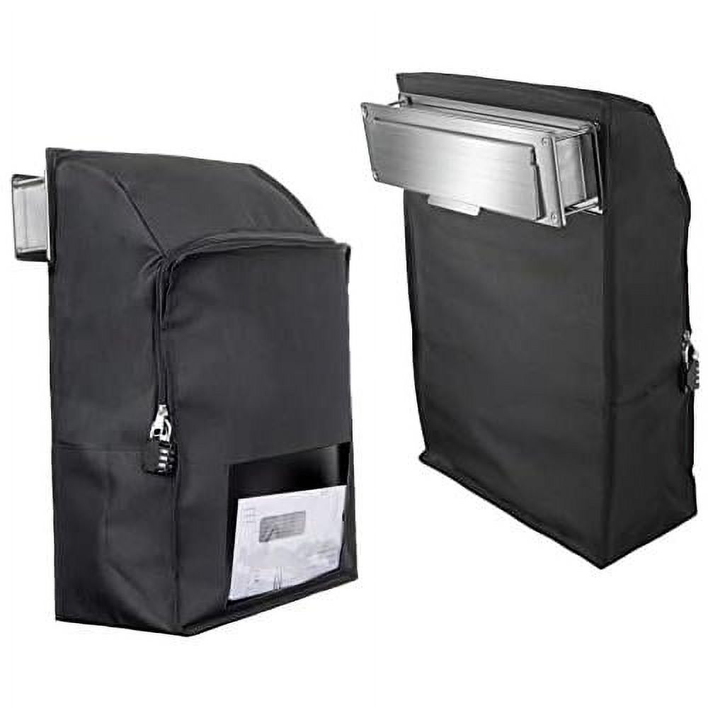 Stainless Steel Door Mail Slot With Extra Large Mail Catcher And Combination Lock 11'' X 1.75