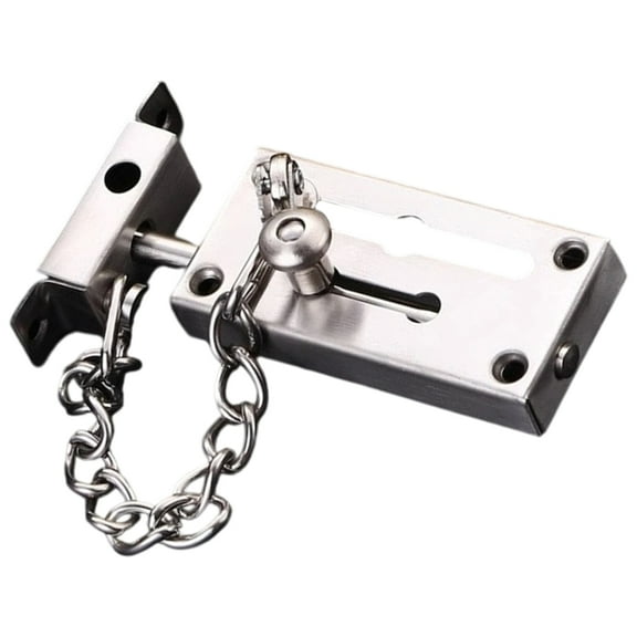 Stainless Steel Door Security Latches Chain Durability Chain Latches For Indoor Outdoor Use