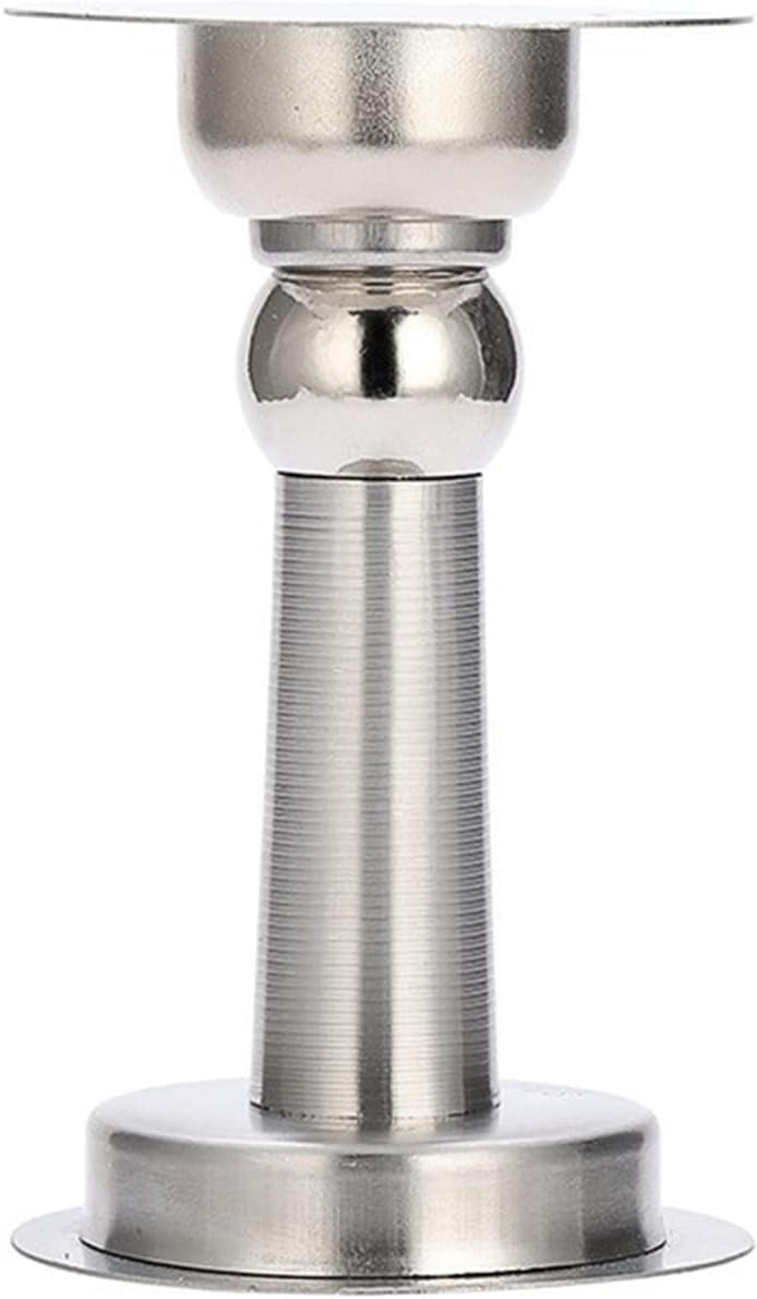 Stainless Steel Door Stopper Sticker Catch Floor Stop for Door Wind-Proof Wall Mounted Floor Mounted Door Holder Collision 1Pcs