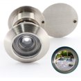 thumbnail image 1 of Stainless Steel Door Viewer, 220-Degree Wide Angle, Security Peep Hole with Privacy Cover, 1 of 5