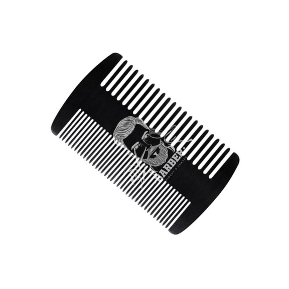 Stainless Steel Double Action Comb Friendly Travel Styling Combs Credit Card Sized For Professional Daily Grooming