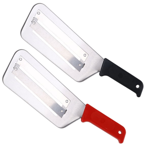Stainless Steel Double Blade Vegetable Slicing Knife Powerful Cabbage Slicing Knife Multi-purpose Kitchen Peeler