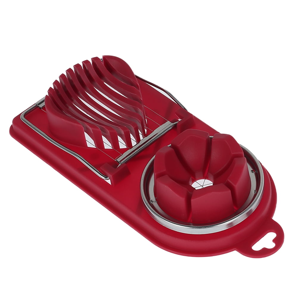 Stainless Steel Double Boiled Egg Slicer Mushroom Tomato Cutter Kitchen