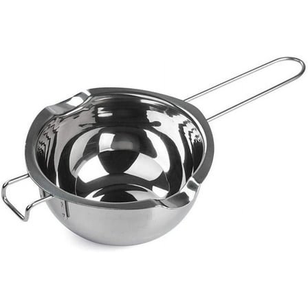 Stainless Steel Double Boiler Pot for Melting Chocolate, Candy and Candle Making (18/8 Steel, 2 Cup Capacity, 480ML)