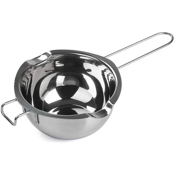 Stainless Steel Double Boiler Pot for Melting Chocolate, Candy and Candle Making (18/8 Steel, 2 Cup Capacity, 480ML)