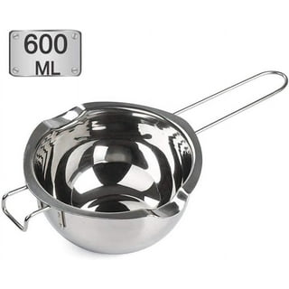 Stainless Steel Double Boiler Pot for Melting Chocolate, Melting Pot for  Chocolate, Candy and Candle Making (18/8 Steel, 2 Cup Capacity, 480 ML) 