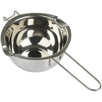 Stainless Steel Double Boiler Universal Melting Pot,Home Kitchen Milk Bowl Double Boiler,for Melting Chocolate, Candy, Candle, Soap and Wax.
